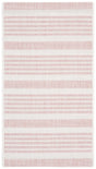 Safavieh Courtyard 2'-0" x 3'-7" Rug in Ivory / Soft Pink