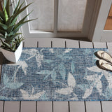 Safavieh Courtyard 2'-0" x 3'-7" Rug in Navy / Blue