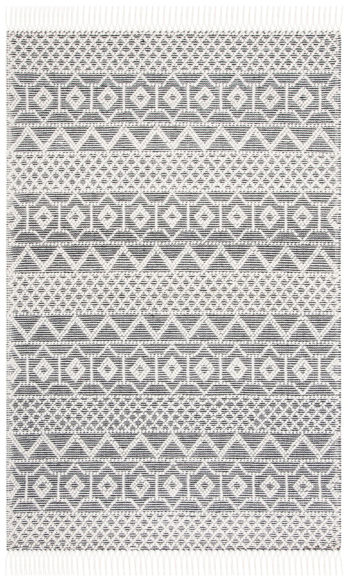 Safavieh Natura 4'-0" x 6'-0" Rug in Ivory / Black