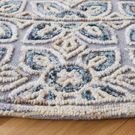 Safavieh Trace 6'-0" x 6'-0" Rug in Grey / Beige