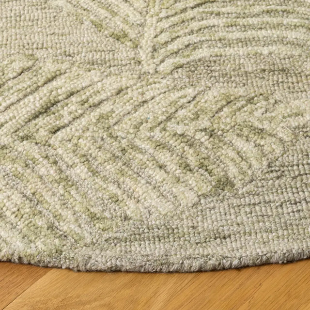 Safavieh Jardin 6'-0" x 6'-0" Rug in Sage / Ivory