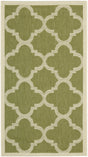 Safavieh Courtyard 2'-0" x 3'-7" Rug in Green / Beige