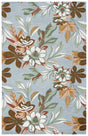 Safavieh Jardin 4'-0" x 6'-0" Rug in Blue / Rust