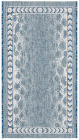 Safavieh Courtyard 2'-0" x 3'-7" Rug in Blue / Ivory