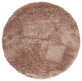 Safavieh Shag 7'-0" x 7'-0" Rug in Dark Beig