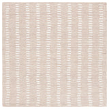 Safavieh Abstract 5'-0" x 5'-0" Rug in Beige / Ivory