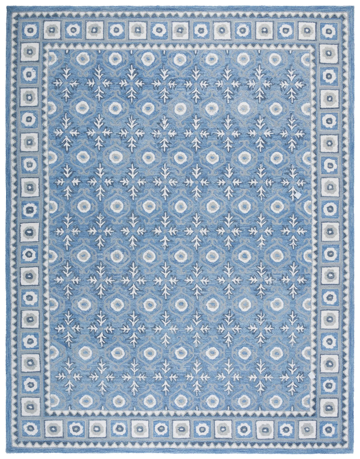 Safavieh Ebony 10'-0" x 14'-0" Rug in Blue / Ivory