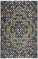 Safavieh Casablanca 5'-0" x 8'-0" Rug in Blue / Gold