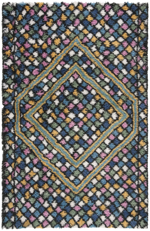 Safavieh Casablanca 5'-0" x 8'-0" Rug in Blue / Gold