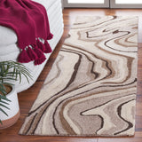 Safavieh Metro 2'-3" x 8'-0" Rug in Brown / Ivory