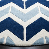 Safavieh Chatham 5'-0" x 5'-0" Rug in Dark Blue / Light Blue