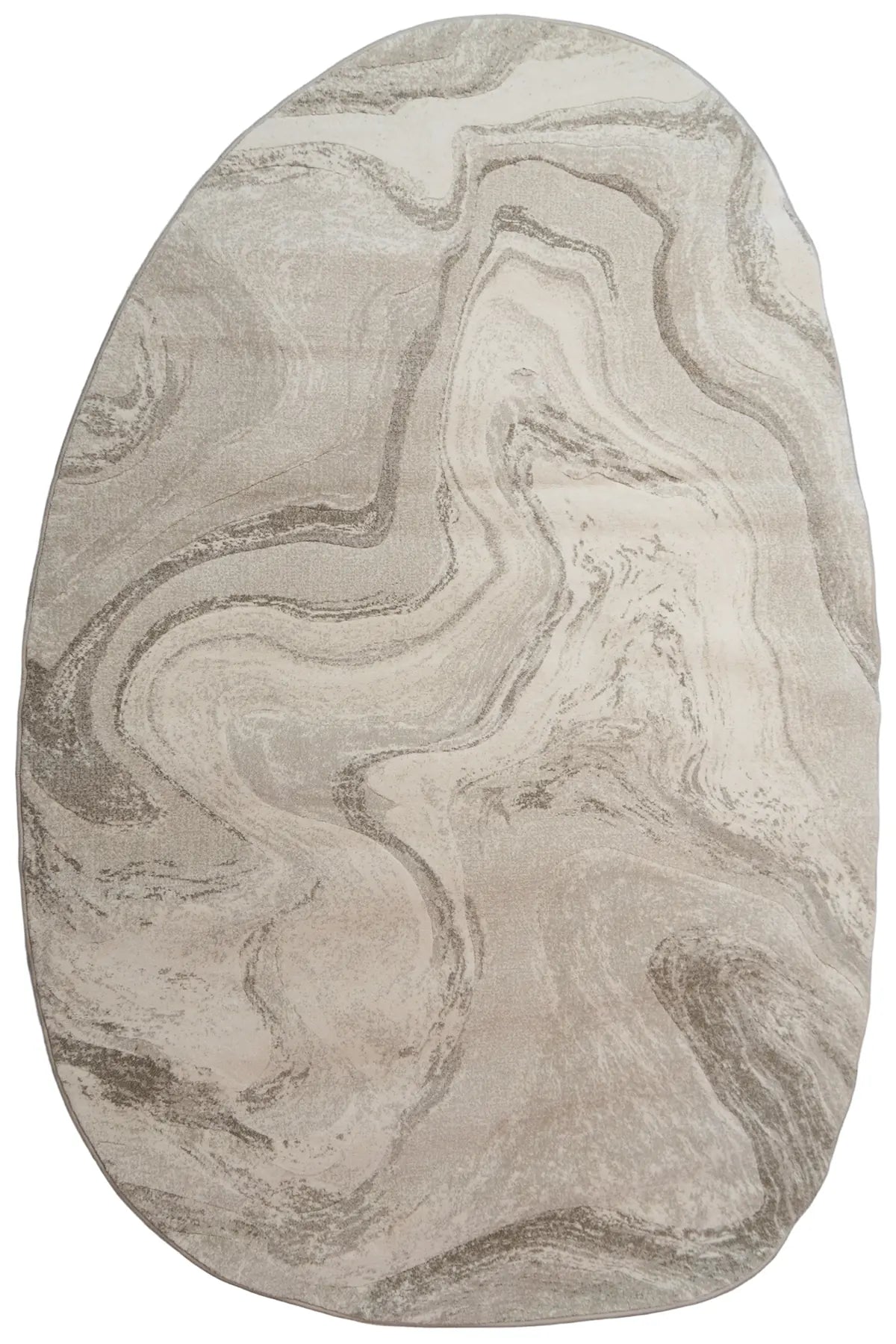 Dynamic Rugs Eclipse 63436 Power Loomed Modern Beige Rug - Pebble