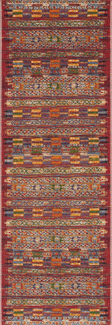 Loloi Mika Mik-09 Red / Multi Rugs - runner flat