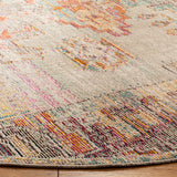 Safavieh Crystal 5'-0" x 5'-0" Rug in Light Grey / Purple