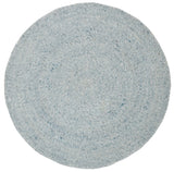 Safavieh Braided 3'-0" x 3'-0" Rug in Turquoise