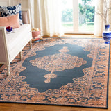 Safavieh Chester 6'-0" x 9'-0" Rug in Navy / Rust