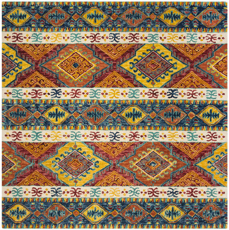 Safavieh Aspen 7'-0" x 7'-0" Rug in Navy / Ivory