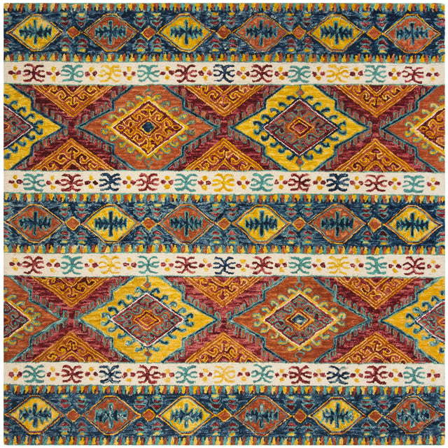 Safavieh Aspen 7'-0" x 7'-0" Rug in Navy / Ivory