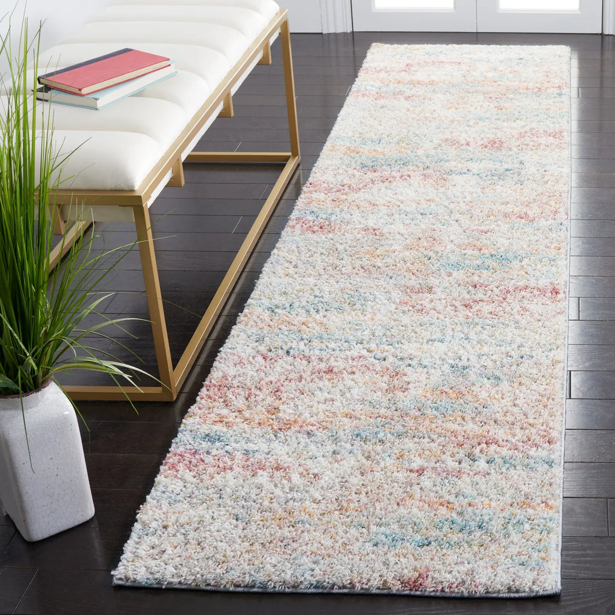 Safavieh Calista 2'-3" x 7'-0" Rug in Ivory / Beige