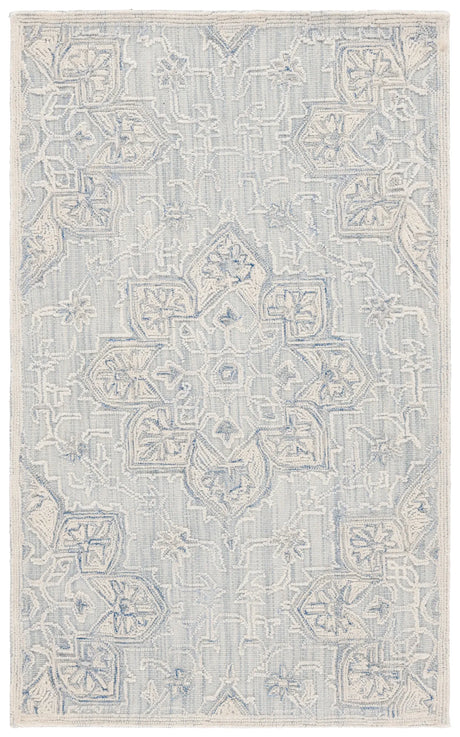 Safavieh Trace 3'-0" x 5'-0" Rug in Light Blue / Ivory