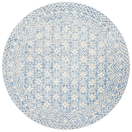 Safavieh Blossom 6'-0" x 6'-0" Rug in Blue / Ivory