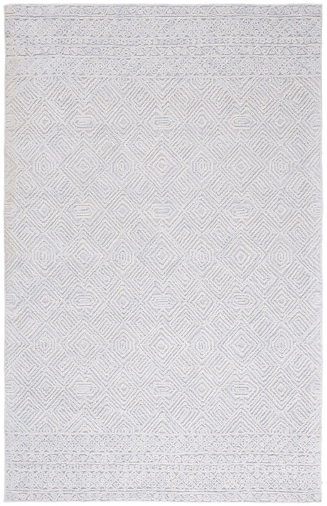 Safavieh Textual 4'-0" x 6'-0" Rug in Grey / Ivory