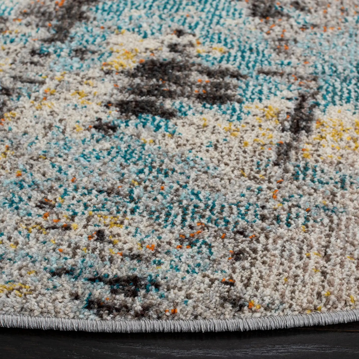 Safavieh Madison 6'-7" x 6'-7" Rug in Grey / Blue