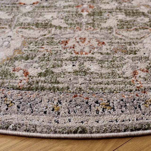 Safavieh Grove 6'-7" x 6'-7" Rug in Green / Grey