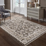 Oriental Weavers Sphinx Maharaja 070N1 Charcoal/Ivory Rugs - room scene