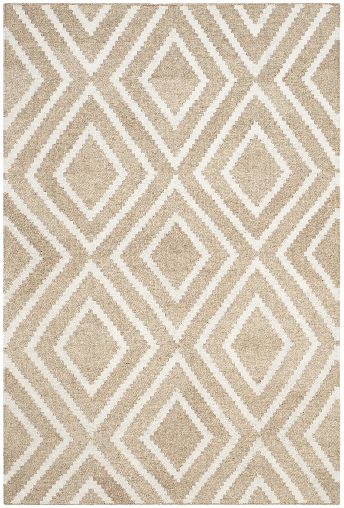 Safavieh Kilim 4'-0" x 6'-0" Rug in Beige / Ivory