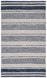 Safavieh Striped Kilim 3'-0" x 5'-0" Rug in Ivory / Navy