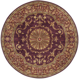 Safavieh Empire 8'-0" x 8'-0" Rug in Burgundy