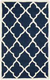 Safavieh Cambridge 3'-0" x 5'-0" Rug in Navy / Ivory