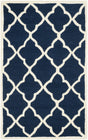 Safavieh Cambridge 3'-0" x 5'-0" Rug in Navy / Ivory