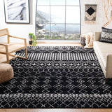 Safavieh Tulum 10'-0" x 13'-0" Rug in Black / Ivory