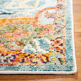 Safavieh Crystal 4'-0" x 6'-0" Rug in Orange / Teal