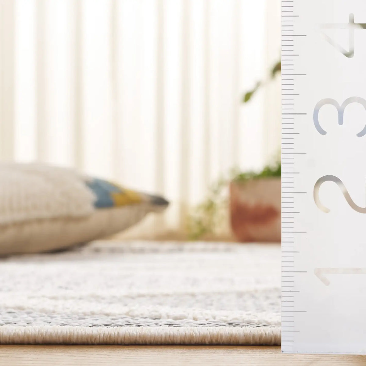 Safavieh Chloe 4'-0" x 6'-0" Rug in Ivory / Grey
