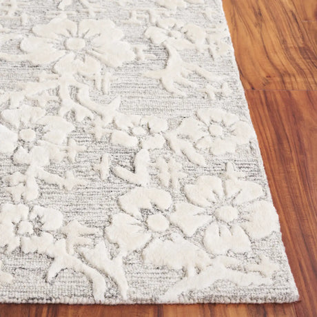 Safavieh Glamour 4'-0" x 6'-0" Rug in Grey / Ivory