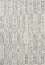 Loloi Roxie ROX-07 Contemporary Power Loomed Bone, Sage Rug - main flat