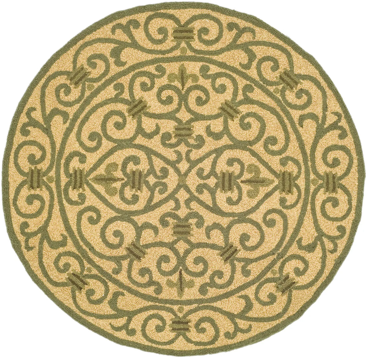 Safavieh Chelsea 3'-0" x 3'-0" Rug in Yellow / Light Green