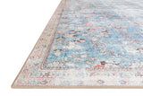 Loloi Wynter Wyn-06 Teal/Multi Rugs - rug corner