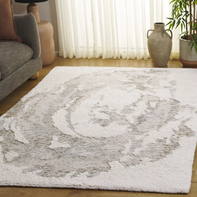 Safavieh Casablanca 4'-0" x 6'-0" Rug in Ivory / Teal