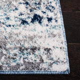 Safavieh Aston 4'-0" x 6'-0" Rug in Light Blue / Grey