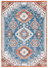 Safavieh Olympia 4'-0" x 6'-0" Rug in Blue / Ivory