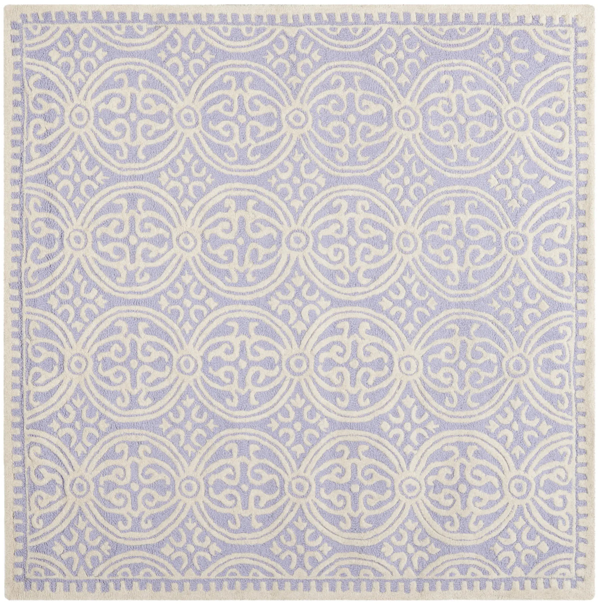 Safavieh Cambridge 6'-0" x 6'-0" Rug in Lavander / Ivory