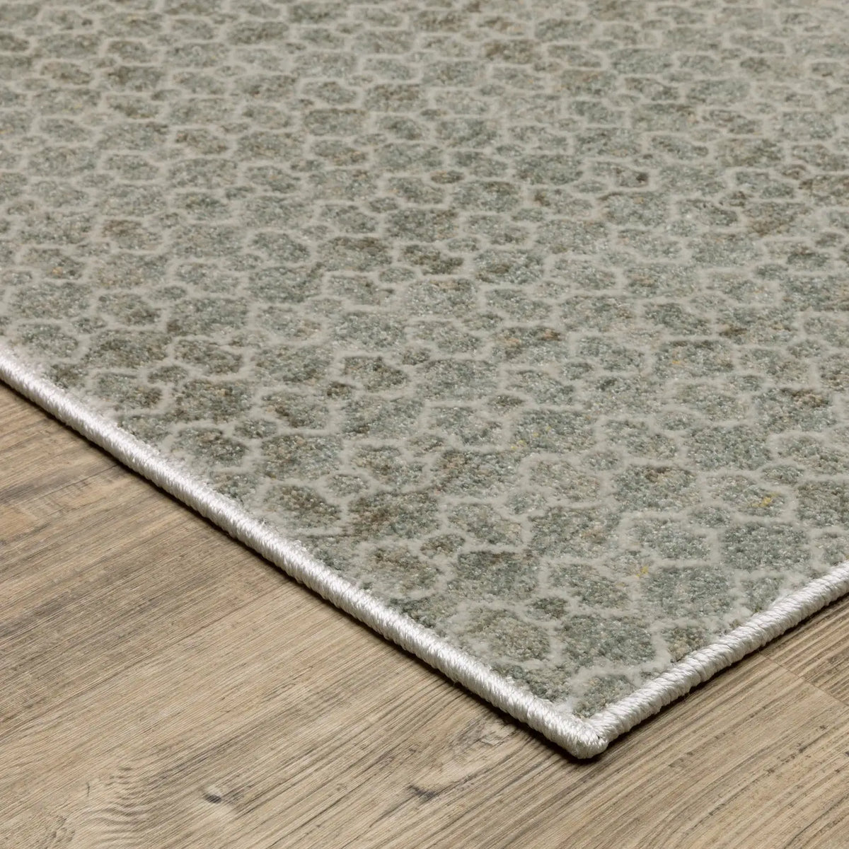 Oriental Weavers Sphinx Mallory MAL04 Blue Rugs - corner detail