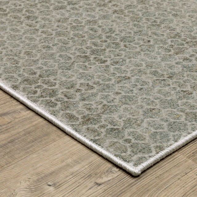 Oriental Weavers Sphinx Mallory MAL04 Blue Rugs - corner detail