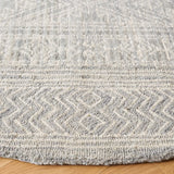 Safavieh Abstract 6'-0" x 6'-0" Rug in Light Blue / Ivory