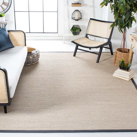 Safavieh Natural Fiber 10'-0" x 14'-0" Rug in Marble / Dark Grey