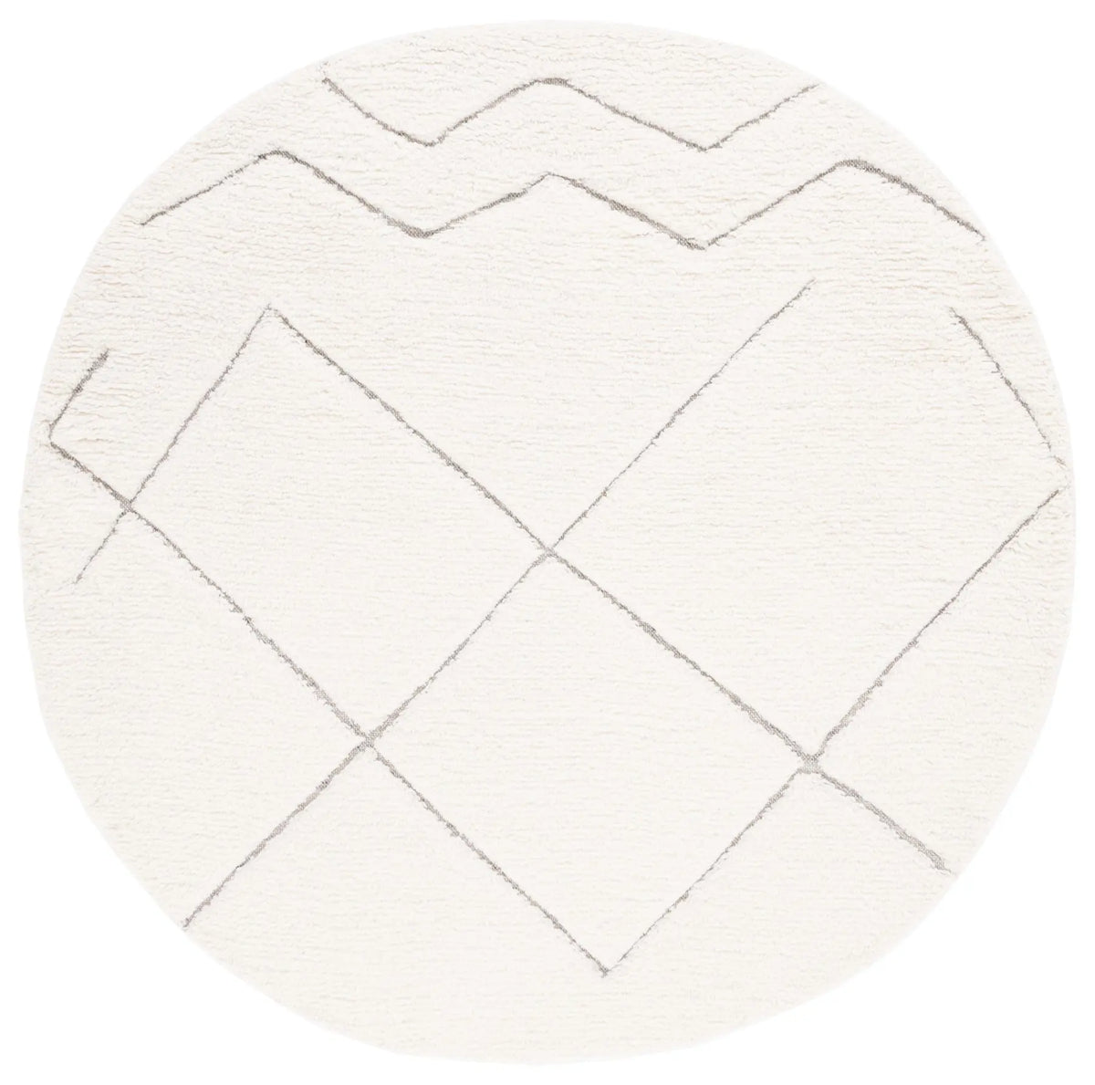 Safavieh Kenya 6'-0" x 6'-0" Rug in Ivory / Grey